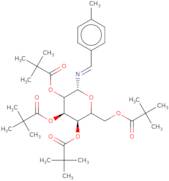 N-(4-Methylbenzyliden)imino-2,3,4,6-tetra-O-pivaloyl-D-glucopyranoside