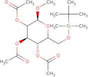 Methyl 2,3,4-tri-O-acetyl-6-O-tert-butyldimethylsilyl-a-D-galactopyranoside