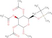 Methyl 2,3,4-tri-O-acetyl-6-O-tert-butyldimethylsilyl-a-D-glucopyranoside