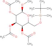 Methyl 2,3,4-tri-O-acetyl-6-O-tert-butyldimethylsilyl-a-D-mannopyranoside