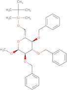 Methyl 2,3,4-tri-O-benzyl-6-O-tert-butyldimethylsilyl-a-D-glucopyranoside