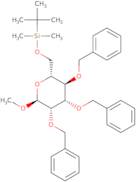 Methyl 2,3,4-tri-O-benzyl-6-O-tert-butyldimethylsilyl-a-D-mannopyranoside