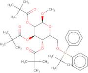 Methyl 6-O-tert-butyldiphenylsilyl-2,3,4-tri-O-pivaloyl-a-D-galactopyranoside