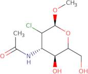 Methyl 3-acetamido-2-chloro-2,3-dideoxy-a-D-altropyranoside