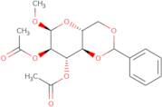 Methyl 2,3-di-O-acetyl-4,6-O-benzylidene-a-D-glucopyranoside
