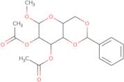 Methyl 2,3-di-O-acetyl-4,6-O-benzylidene-a-D-mannopyranoside