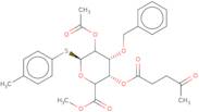 4-Methylphenyl 2-O-acetyl-3-O-benzyl-4-O-levulinoyl-b-D-thioglucuronide methyl ester