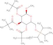 Methyl 2,3,4-tri-O-pivaloyl-6-O-triisopropylsilyl-a-D-galactopyranoside