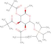 Methyl 2,3,4-tri-O-pivaloyl-6-O-triisopropylsilyl-a-D-glucopyranoside