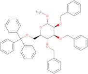 Methyl 2,3,4-tri-O-benzyl-6-O-trityl-a-D-mannopyranoside