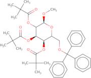 Methyl 2,3,4-tri-O-pivaloyl-6-O-trityl-a-D-glucopyranoside