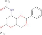 Methyl 3-acetamido-4,6-O-benzylidene-2,3-dideoxy-a-D-ribo-hexopyranoside