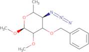 Methyl 4-azido-3-O-benzyl-4,6-dideoxy-2-O-methyl-a-D-glucopyranoside