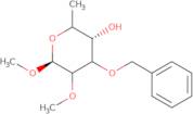 Methyl 3-O-benzyl-6-deoxy-2-O-methyl-a-D-galactopyranoside