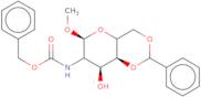 Methyl 4,6-O-benzylidene-2-benzyloxycarbonylamino-2-deoxy-a-D-glucopyranose