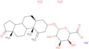 1-Methylene-5-a-androstan-3-a-ol-17-one glucuronide