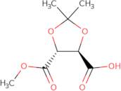 (4R,5R)-5-(Methoxycarbonyl)-2,2-dimethyl-1,3-dioxolane-4-carboxylic acid