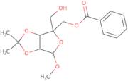 Methyl 5-O-Benzoyl-4-C-hydroxymethyl-2,3-O-isopropylidene-b-D-ribofuranoside