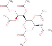 Methyl 5,7,8,9-tetra-O-acetyl-4-acylamino-2,6-anhydro-3,4-dideoxy-D-glycero-D-galacto-2-enonate