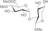 Methyl 2-O-(methyl 4-O-methyl-α-D-glucopyranosyluronate)-β-D-xylopyranoside