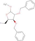 Methyl 2,3-di-O-benzyl-5-deoxy-5-iodo-D-xylofuranoside