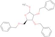 Methyl 2,3,5-tri-O-benzyl-D-ribofuranoside