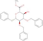 Methyl (phenyl 2,3-di-O-benzyl-1-thio-b-D-glucopyranoside)uronate