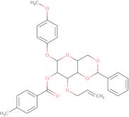 4-Methoxyphenyl 3-O-allyl-4,6-O-benzylidene-2-O-(4-methylbenzoyl)-b-D-galactopyranoside