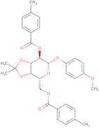 4-Methoxyphenyl 3,4-O-Isopropylidene-2,6-bis-O-(4-methylbenzoyl)-b-D-galactopyranoside