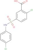 2-Chloro-5-[(4-chlorophenyl)sulfamoyl]benzoic acid