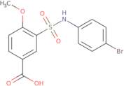 3-[(4-Bromophenyl)sulfamoyl]-4-methoxybenzoic acid