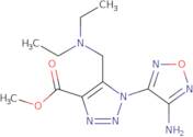 1-(4-Amino-furazan-3-yl)-5-diethylaminomethyl-1H-[1,2,3]triazole-4-carboxylic acid methyl ester