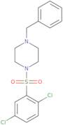 1,4-dichloro-2-((4-benzylpiperazinyl)sulfonyl)benzene
