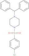 1-((4-(diphenylmethyl)piperazinyl)sulfonyl)-4-chlorobenzene