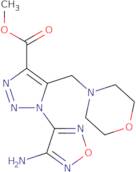 1-(4-Amino-furazan-3-yl)-5-morpholin-4-ylmethyl-1H-[1,2,3]triazole-4-carboxylic acid methyl ester