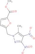 Methyl 5-[(5-methyl-3,4-dinitro-1H-pyrazol-1-yl)methyl]-2-furoate