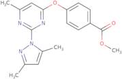 Methyl 4-[2-(3,5-dimethylpyrazol-1-yl)-6-methylpyrimidin-4-yl]oxybenzoate