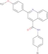 N-(4-Bromophenyl)-2-(4-methoxyphenyl)quinoline-4-carboxamide