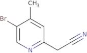 2-(5-Bromo-4-methylpyridin-2-yl)acetonitrile