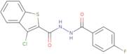 3-Chloro-N'-(4-fluorobenzoyl)-1-benzothiophene-2-carbohydrazide