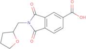 1,3-Dioxo-2-(tetrahydro-furan-2-ylmethyl)-2,3-dihydro-1H-isoindole-5-carboxylic acid