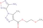 1-(4-Amino-furazan-3-yl)-5-methyl-1H-[1,2,3]triazole-4-carboxylic acid 2-methoxy-ethyl ester