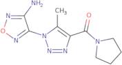 [1-(4-Amino-furazan-3-yl)-5-methyl-1H-[1,2,3]triazol-4-yl]-pyrrolidin-1-yl-methanone