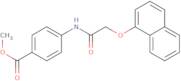 4-[2-(Naphthalen-1-yloxy)-acetylamino]-benzoic acid methyl ester