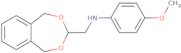 (5,9-Dihydro-6,8-dioxa-benzocyclohepten-7-yl-methyl)-(4-methoxy-phenyl)-amine