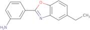 3-(5-Ethyl-benzooxazol-2-yl)-phenylamine