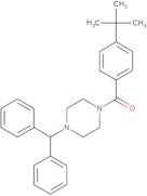 4-(tert-butyl)phenyl (4-(diphenylmethyl)piperazinyl ketone