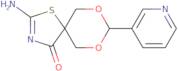 2-Amino-8-pyridin-3-yl-7,9-dioxa-1-thia-3-aza-spiro[4.5]dec-2-en-4-one