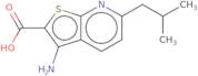 3-Amino-6-(2-methylpropyl)thieno[2,3-b]pyridine-2-carboxylic acid