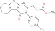 Methyl 2-{[4-(4-methylphenyl)-3-oxo-8-thia-4,6-diazatricyclo[7.4.0.0,2,7]trideca-1(9),2(7),5-trien…